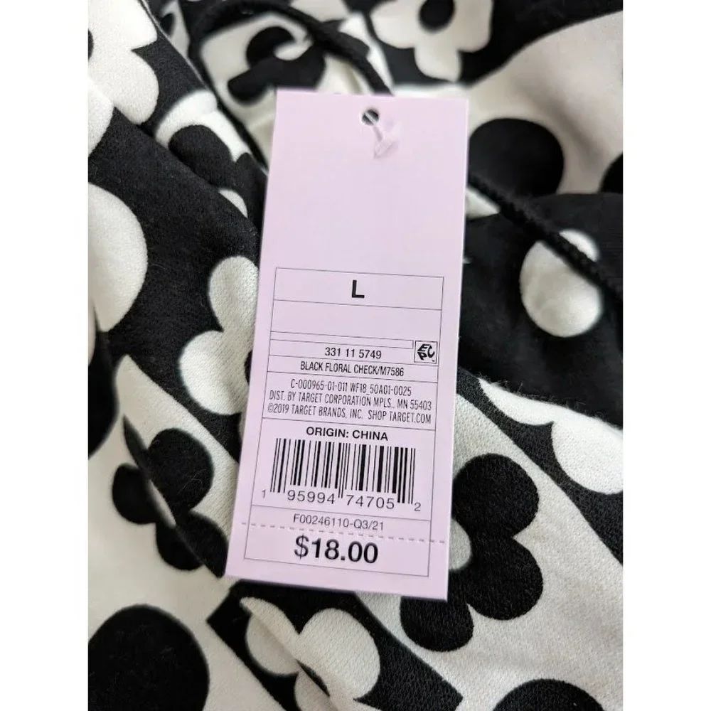 Women's Junior's Wild Fable Cropped Hoodie Sweatshirt Size Large Raw Hem NEW - Picture 7 of 7